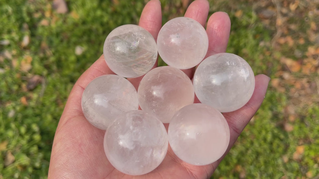 Natural Crystal Optical Calcite Sphere