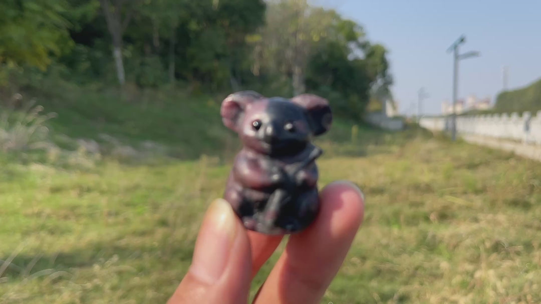 Natural Crystal Carving Small Cute Koala