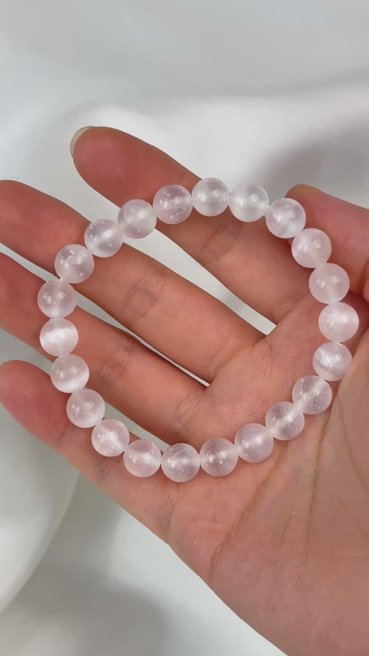 Selenite Bracelet 8.1-8.5mm
