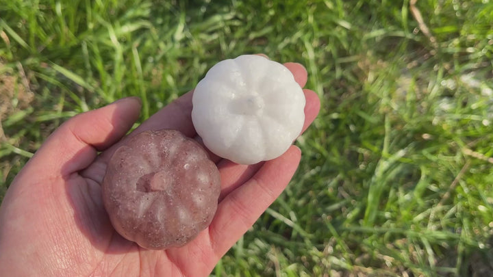 Natural Crystal Carving Pumpkin