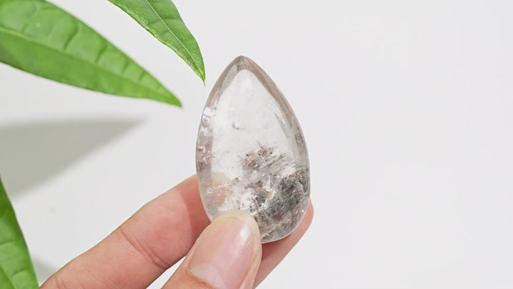 Unique,Natural Crystal Garden Quartz Teardrop
