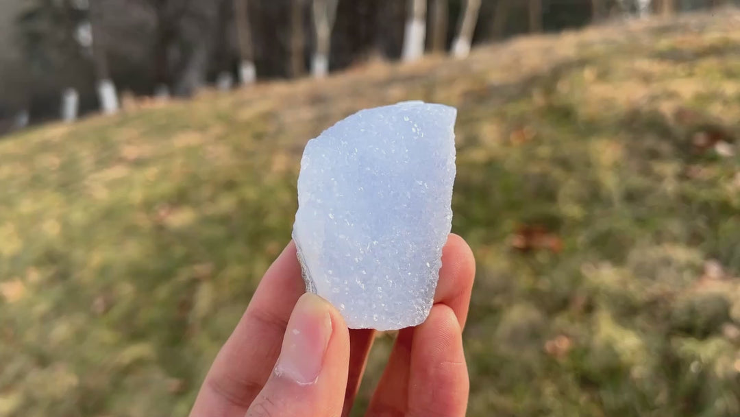Natural Crystal Blue Lace Agate Raw