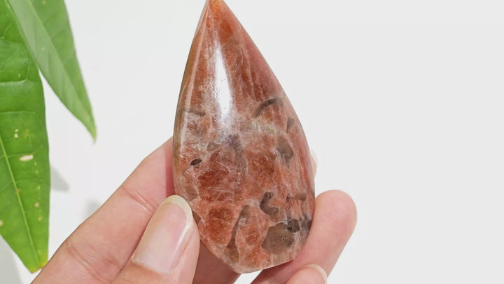 Natural Crystal Golden Sunstone Teardrop