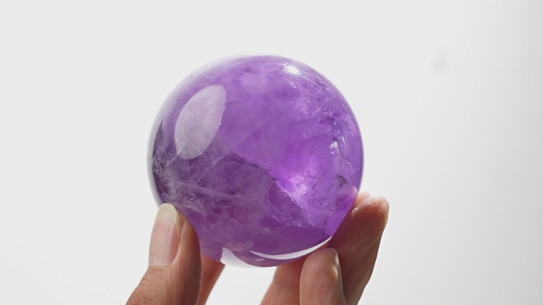 Unique,Natural Crystal Ametrine Sphere