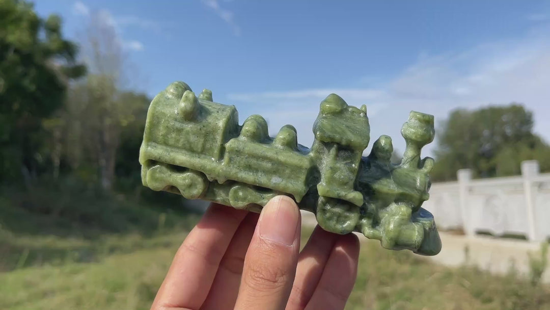 Natural Crystal Carving Train