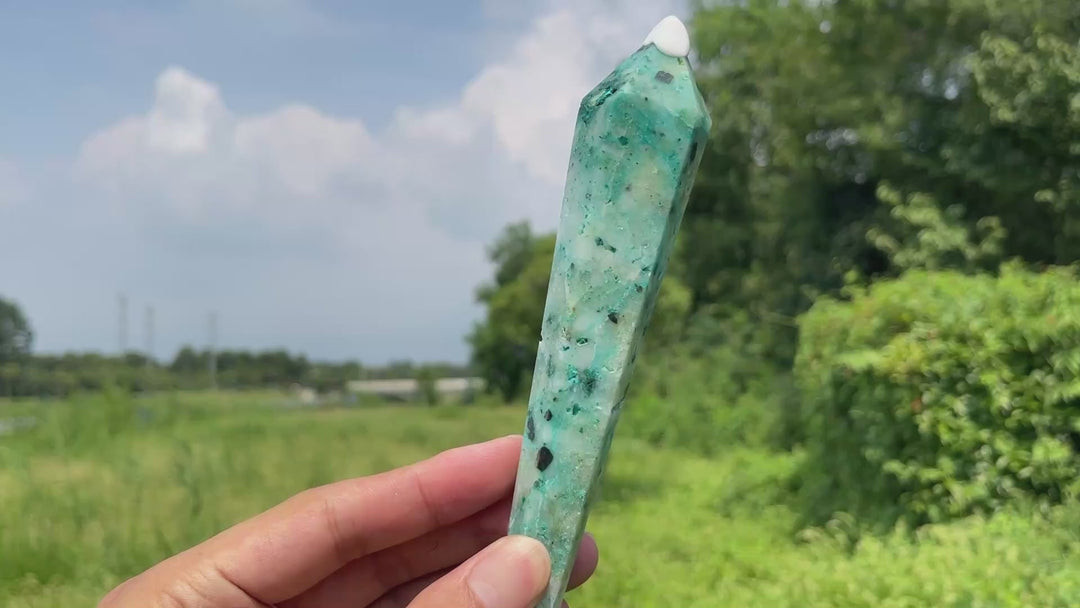 Natural Crystal Phoenix Stone Wand