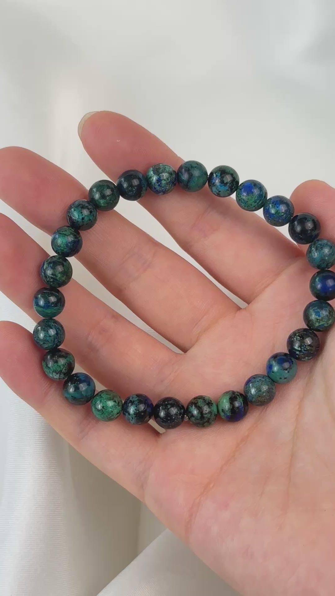 Azurite Bracelet 7.3-8.2mm