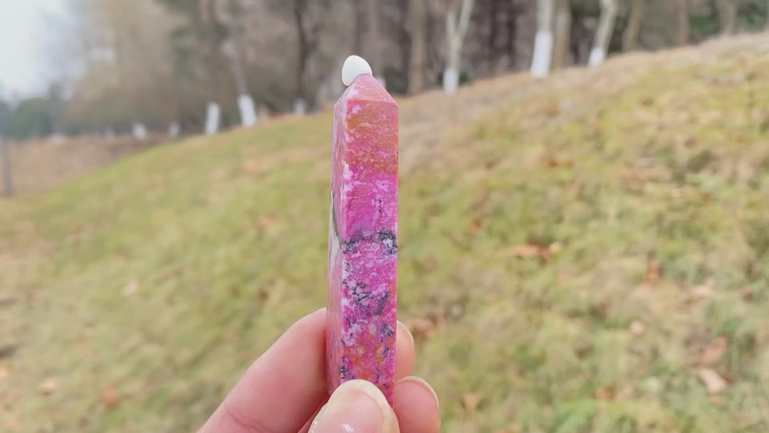 Natural Cobalt Calcite Point