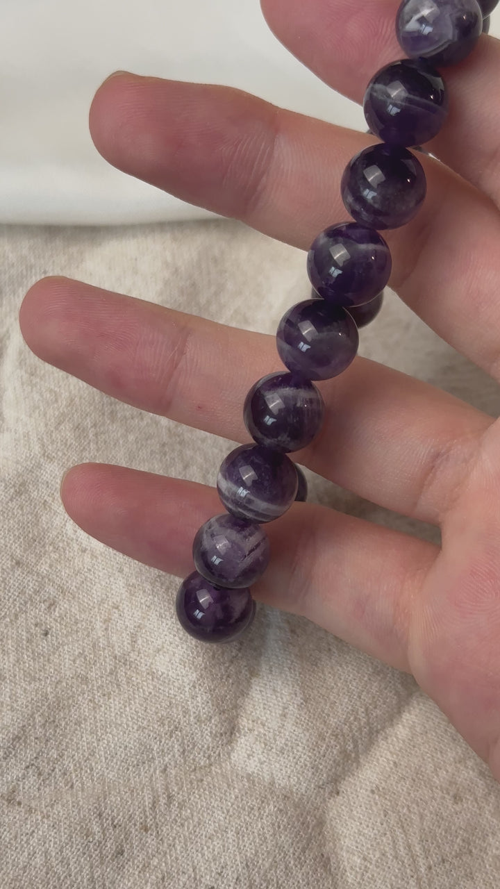 Dream Amethyst Bead Bracelet 9.8-10.3mm