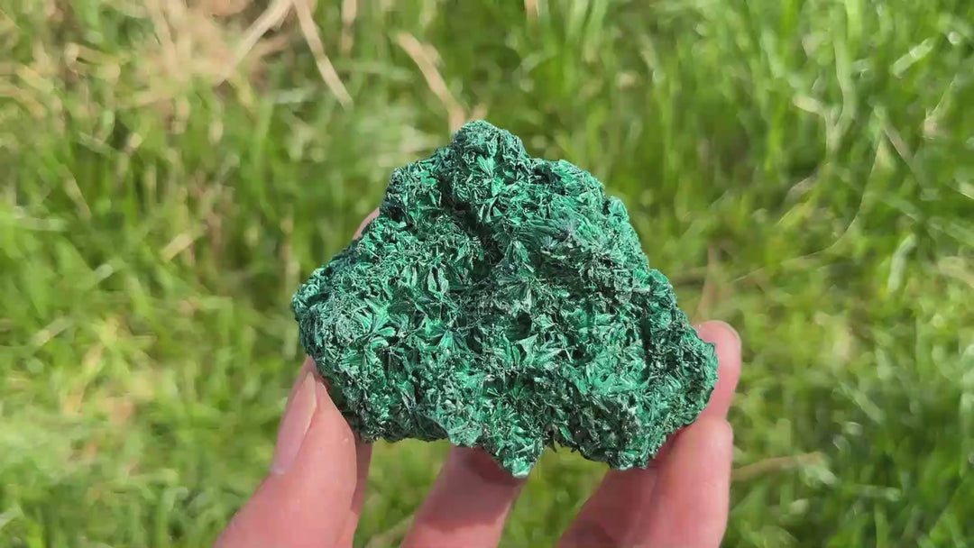 Unique,Natural Crystal Acicular Malachite Raw