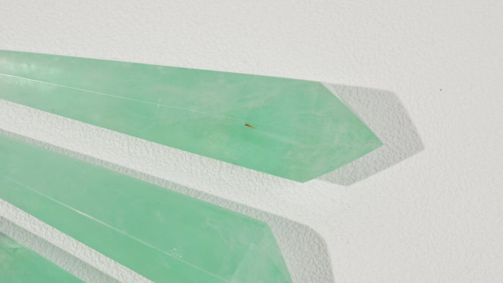 Natural Crystal Green Fluorite Wand