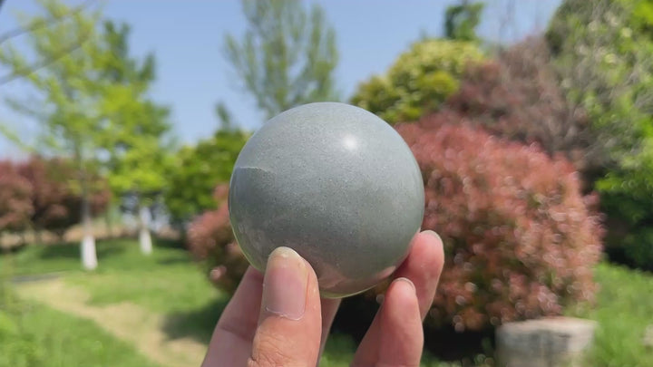 Natural Crystal Quartzite Sphere
