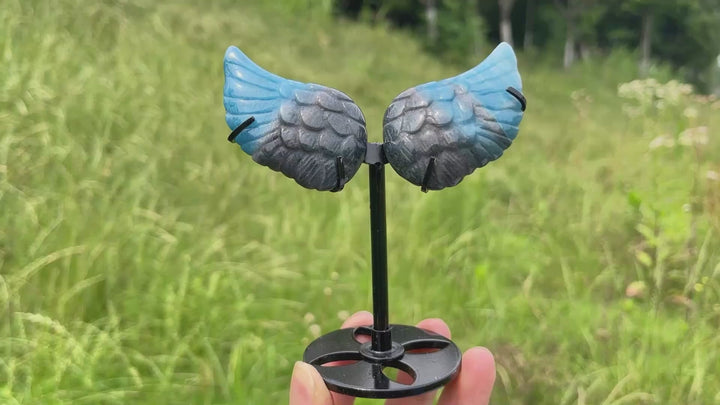 Unique,Natural Crystal Trolleite Angel Wing Display