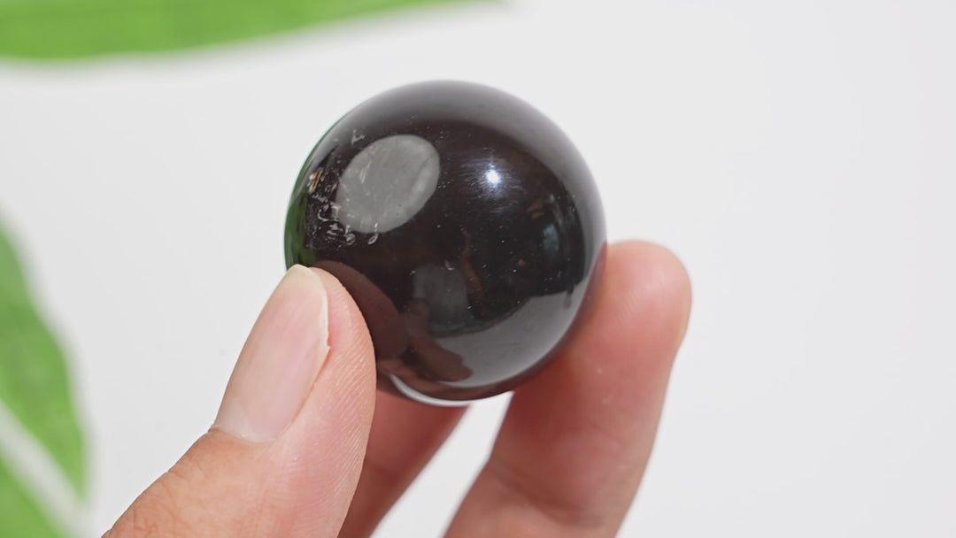 Natural Crystal Smokey Quartz Sphere