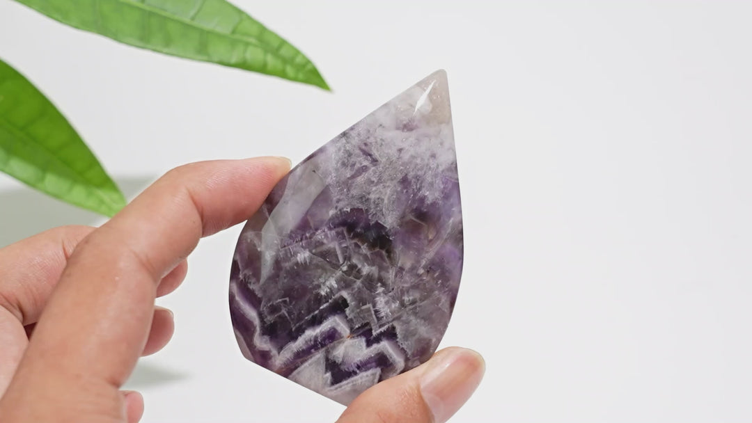 Natural Crystal Serene Dream Amethyst Teardrop