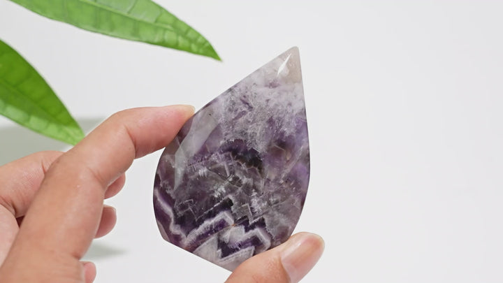 Natural Crystal Serene Dream Amethyst Teardrop