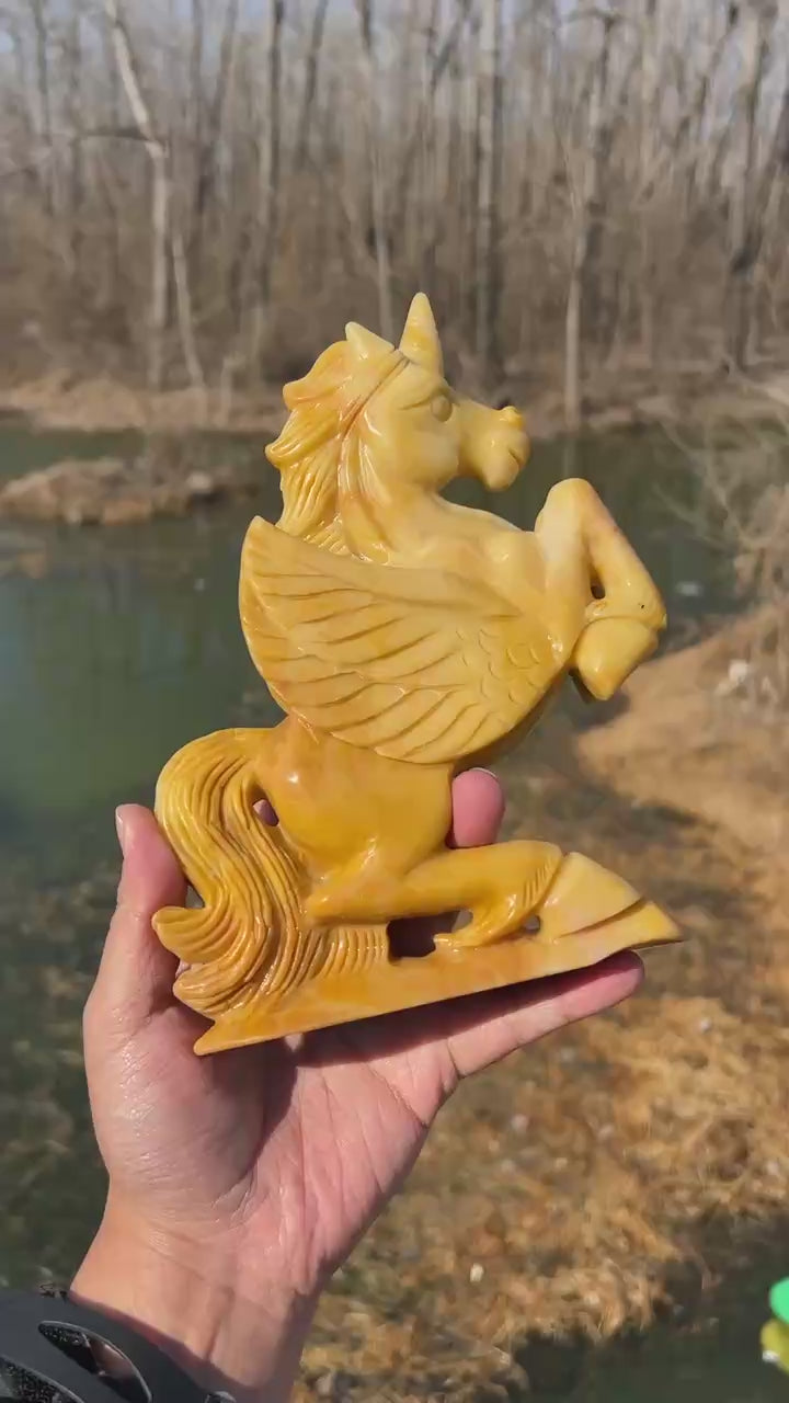 Yellow Aventurine Unicorn #DK210