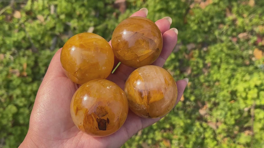 Natural Golden Healer Sphere