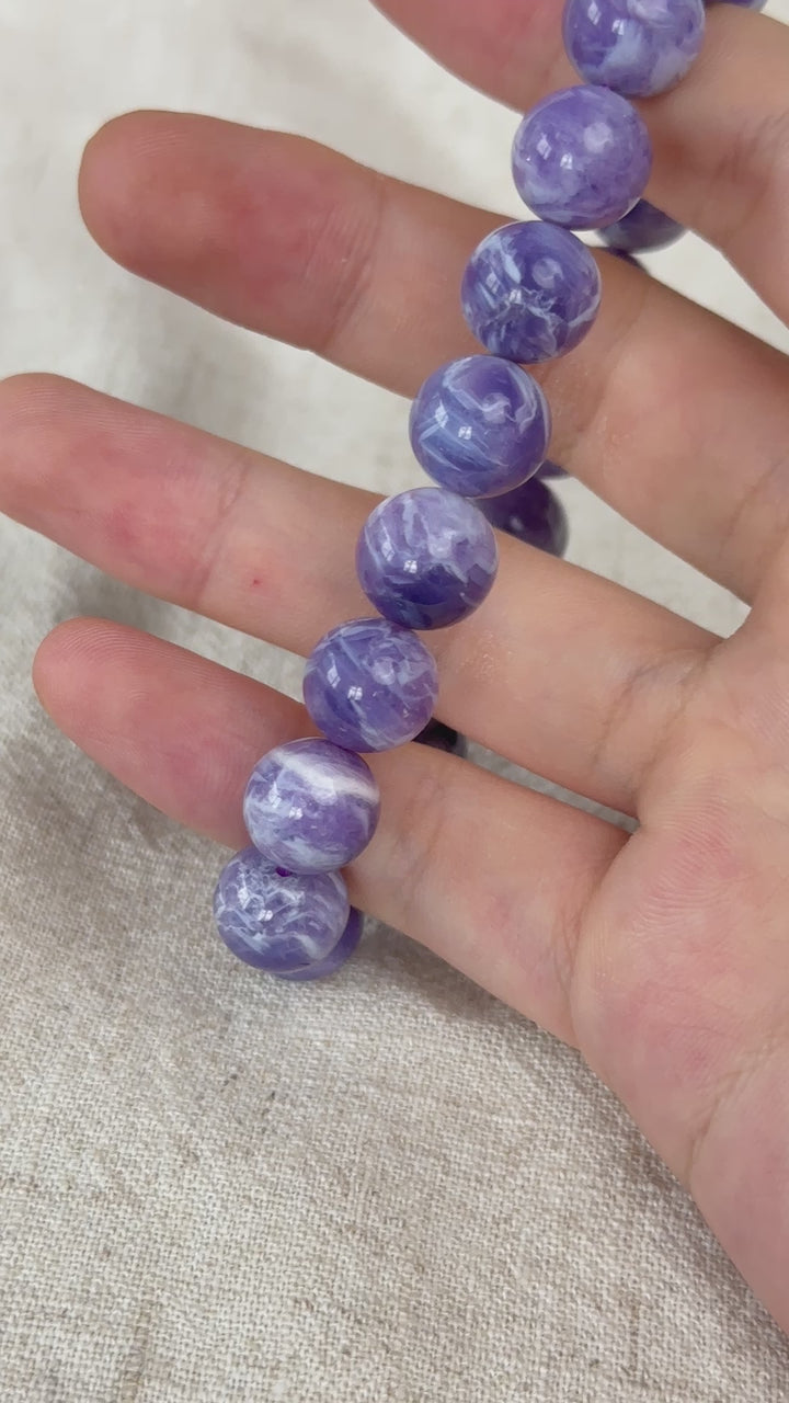 Lavender Amethyst Bracelet 10.4-10.8mm