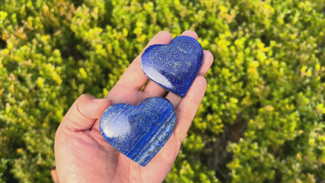 Natural Lapis Lazuli Crystal Heart