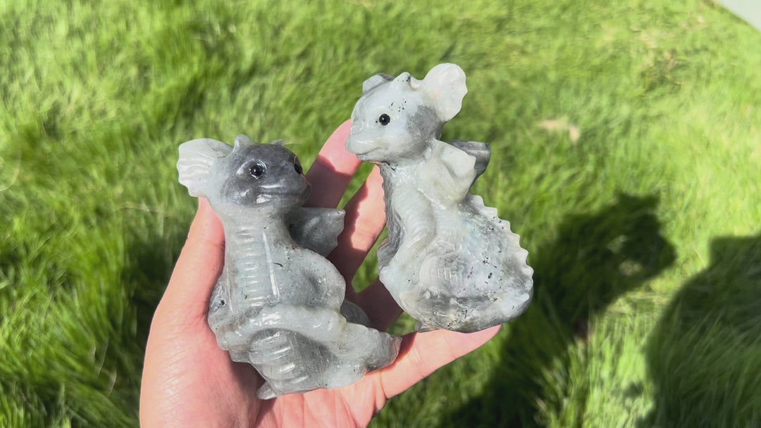 Natural Labradorite Dragon
