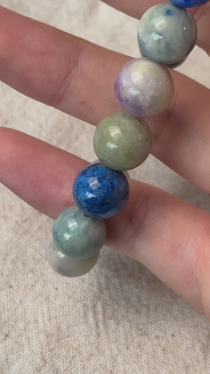 Hackmanite Bead Bracelet 10.5-10.8mm