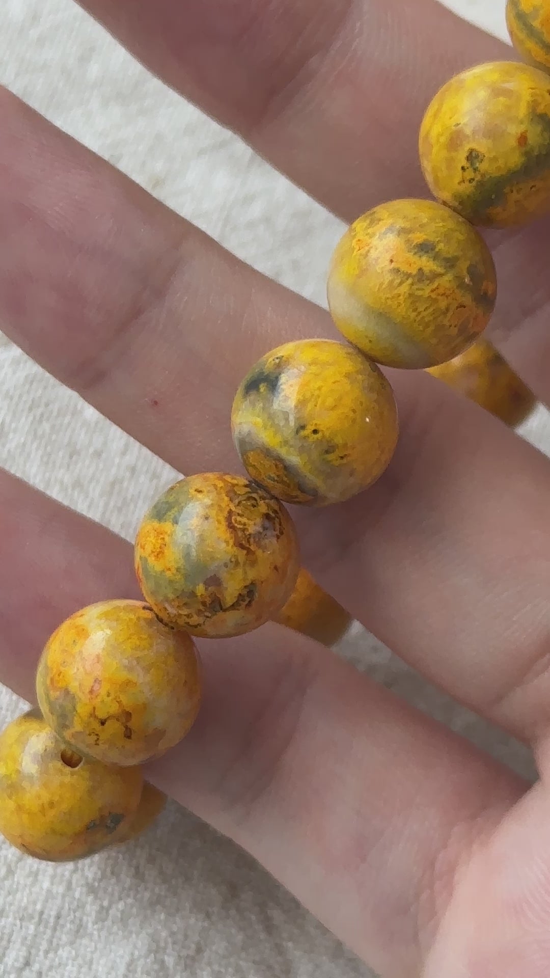 Bumble Bee Jasper Bracelet 11.0-11.4mm