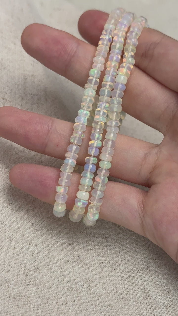 Opal Straight-Cut Bracelet 4.1-4.7mm