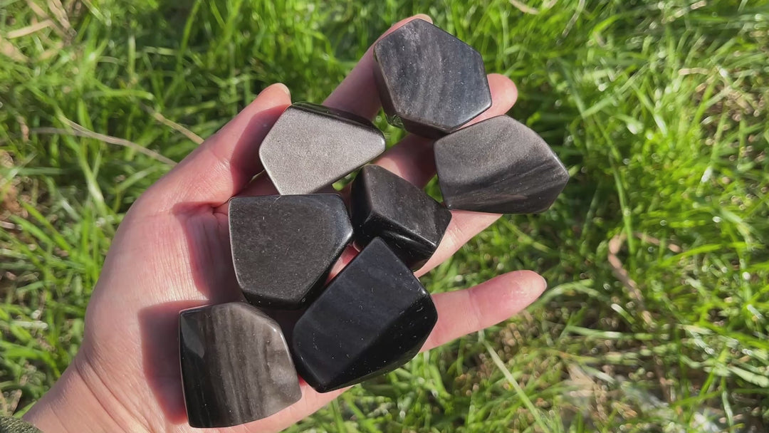 Natural Silver Obsidian Freeform