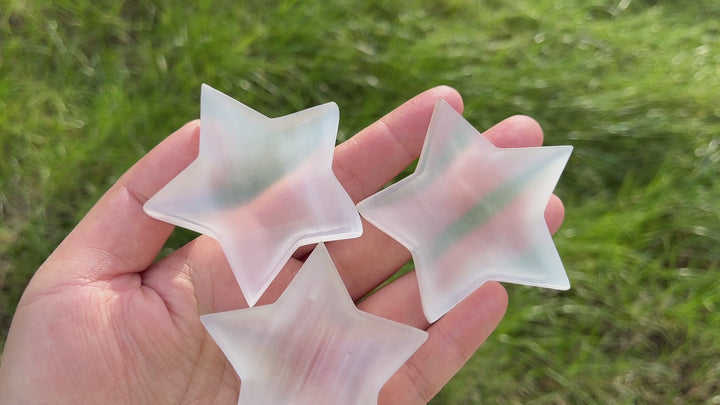 Selenite Star Bowl