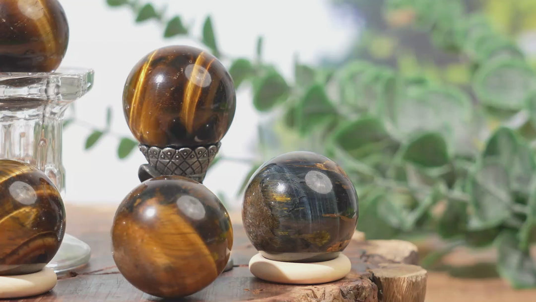 Natural Tiger Eye Sphere