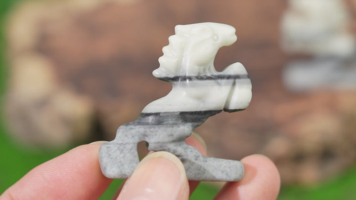 Natural Crystal Carving Horse