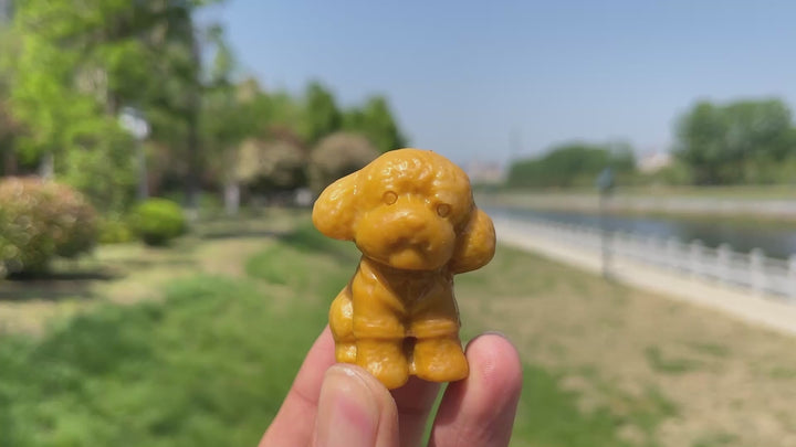 Natural Crystal Teddy Carving