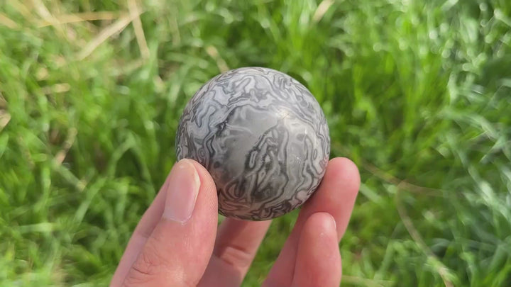 Natural Crystal Calcite Sphere