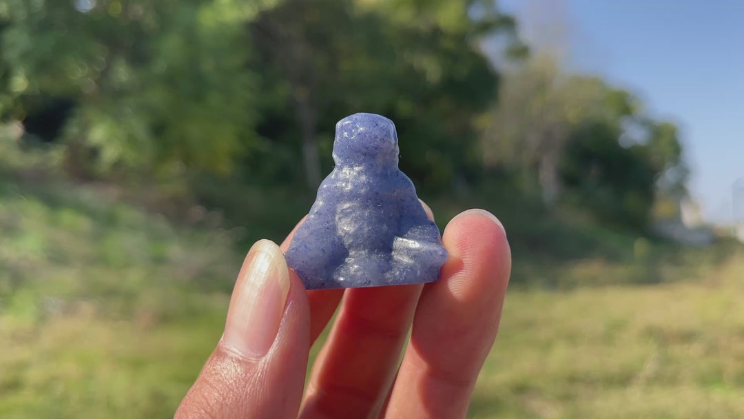 Natural Crystal Carving Mini Sloth