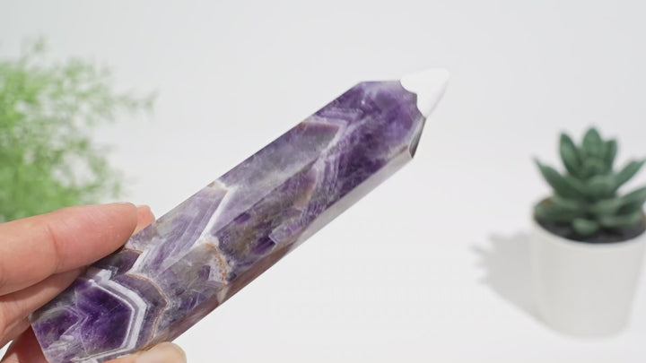 Natural Crystal Dream Amethyst Beautiful Point