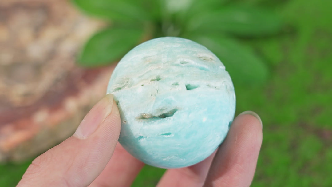 Natural Hemimorphite Sphere
