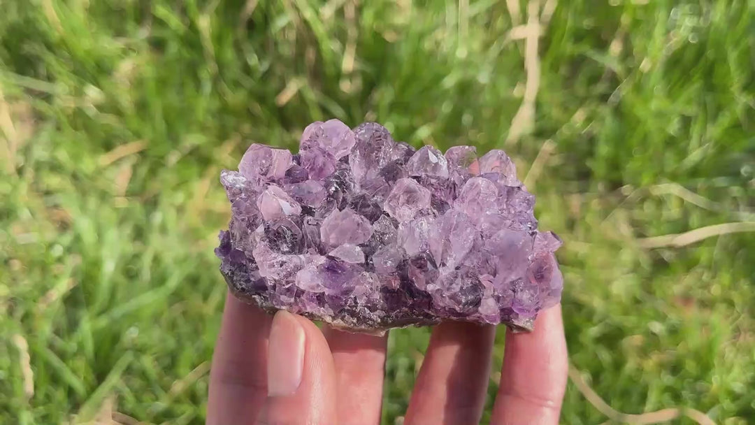 Unique,Natural Crystal Amethyst Cluster