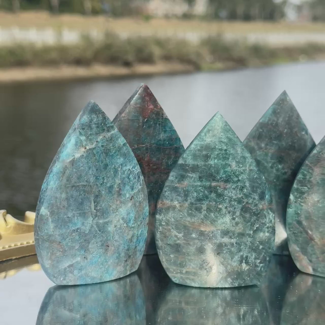 Blue Apatite Teardrop