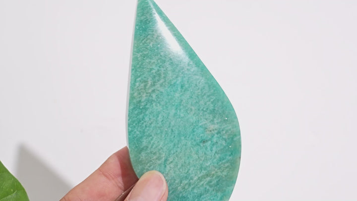 Natural Crystal Amazonite Teardrop
