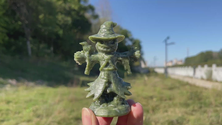 A Slightly Imperfect Natural Crystal Standing Scarecrow