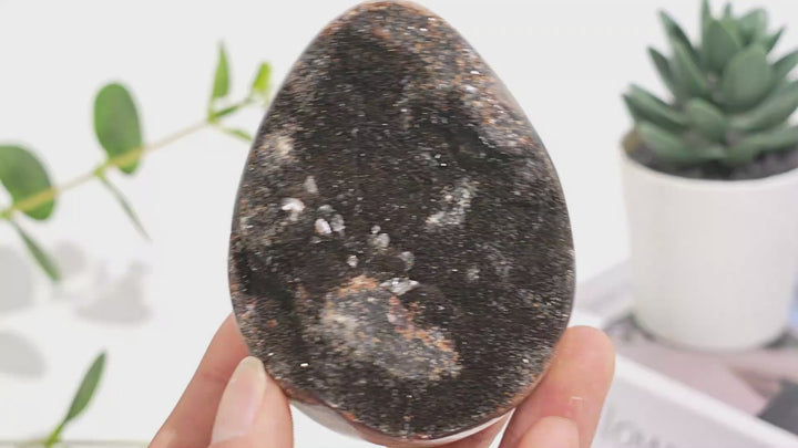 Unique,Natural Crystal Septarian Egg