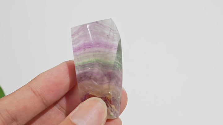 Natural Crystal Fluorite Freeform
