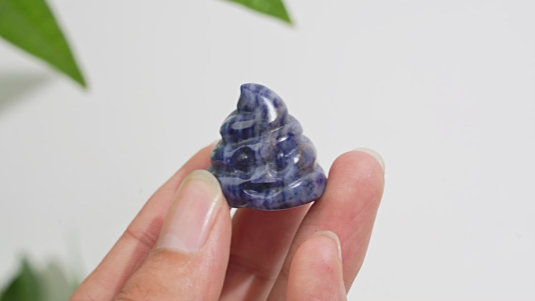 Natural Crystal Funny Poo Carving
