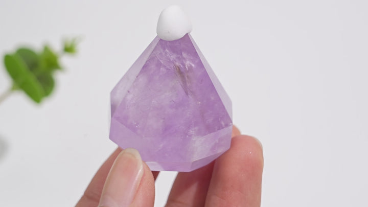 Natural Crystal Amethyst Diamond