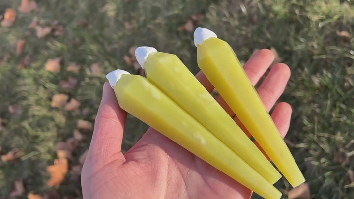 Natural Crystal Serpentine Wand