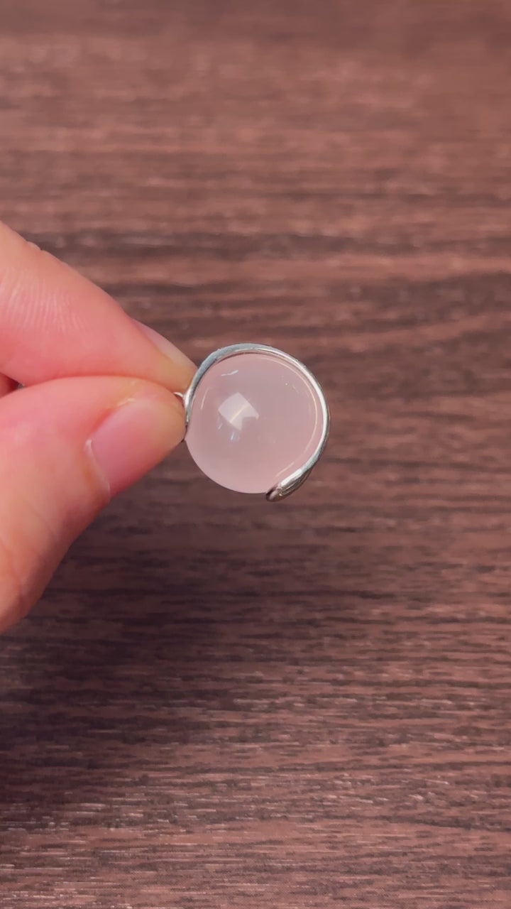 Rose Quartz Round Pendant